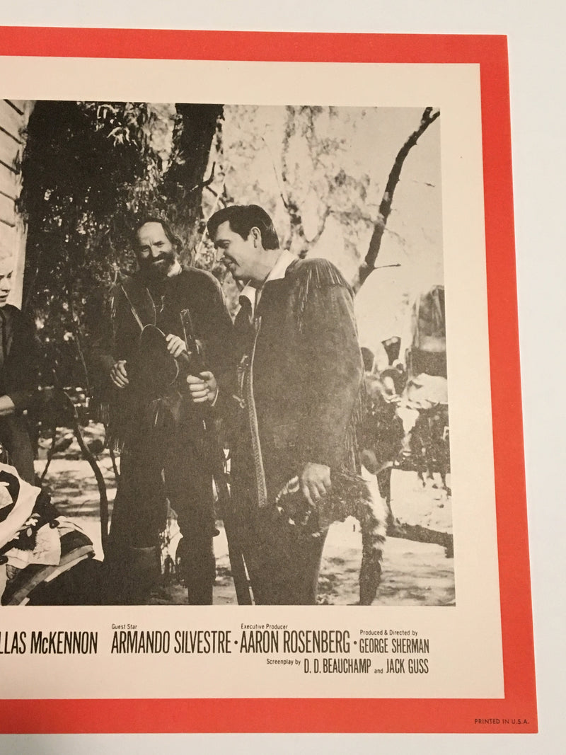 Daniel Boone: Frontier Trail Rider 1966 Lobby Card #3 Fess Parker Patricia Blair   - TvMovieCards.com
