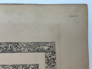 19th Century Decorative Art Ornament Lithograph Portfolio Print Germany 1877 #42   - TvMovieCards.com