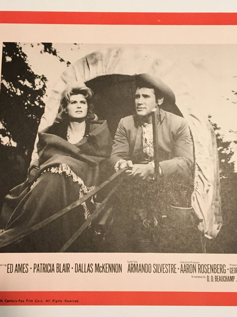 Daniel Boone: Frontier Trail Rider 1966 Lobby Card #4 Fess Parker Patricia Blair   - TvMovieCards.com
