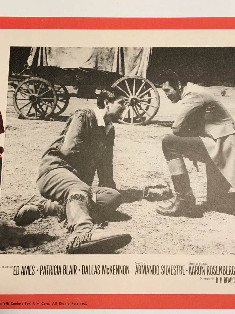 Daniel Boone: Frontier Trail Rider 1966 Lobby Card #8 Fess Parker Patricia Blair   - TvMovieCards.com