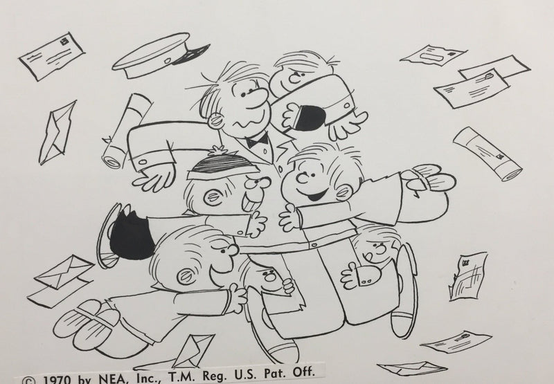 Winthrop Comic Strip Original Art By Dick Cavalli 3-29-1970   - TvMovieCards.com