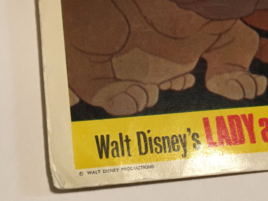 Lady and the Tramp Technicolor 1963 Lobby Card #1 Walt Disney Animation   - TvMovieCards.com