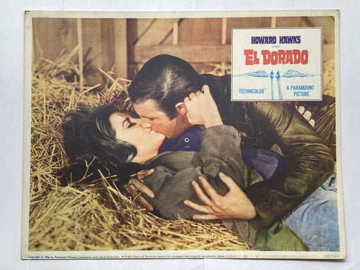 1966 El Dorado #1 Title Lobby Card 11x14 John Wayne, Robert Mitchum, James Caan   - TvMovieCards.com