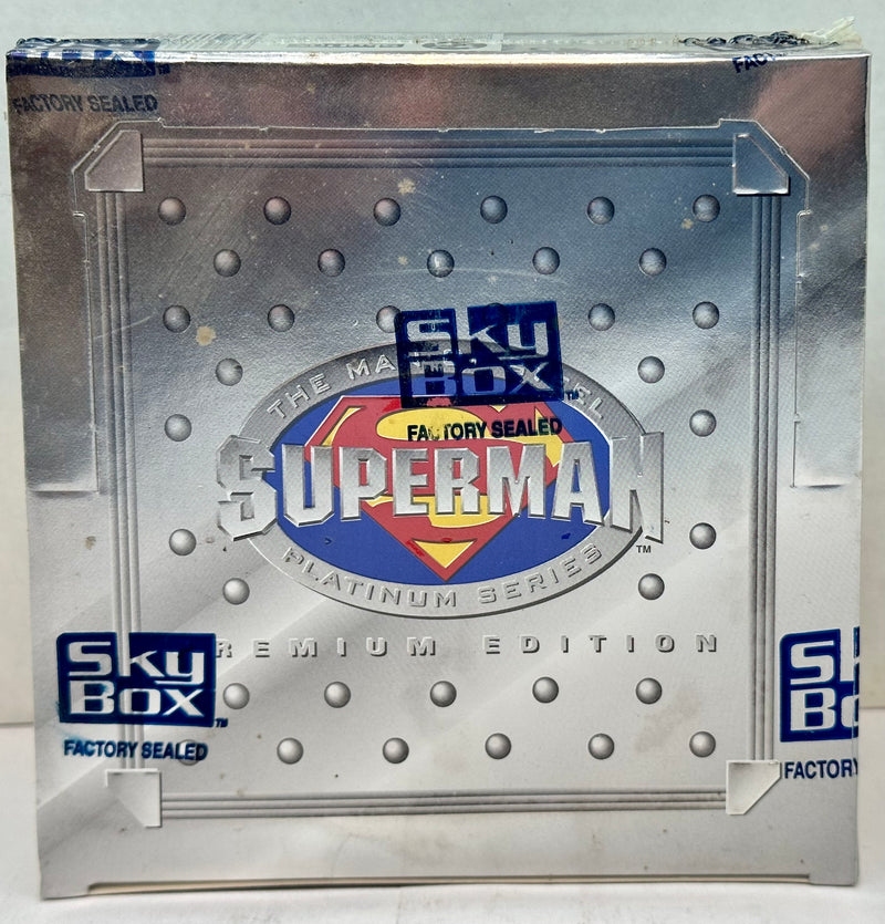 Superman Platinum Premium Widevision Trading Card Box DC Comics   - TvMovieCards.com