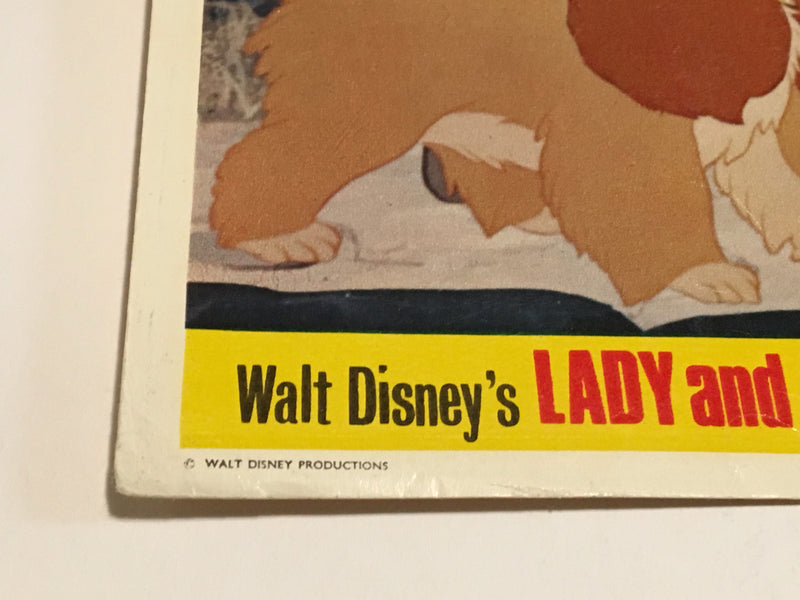 Lady and the Tramp Technicolor 1963 Lobby Card #5 Walt Disney Animation   - TvMovieCards.com