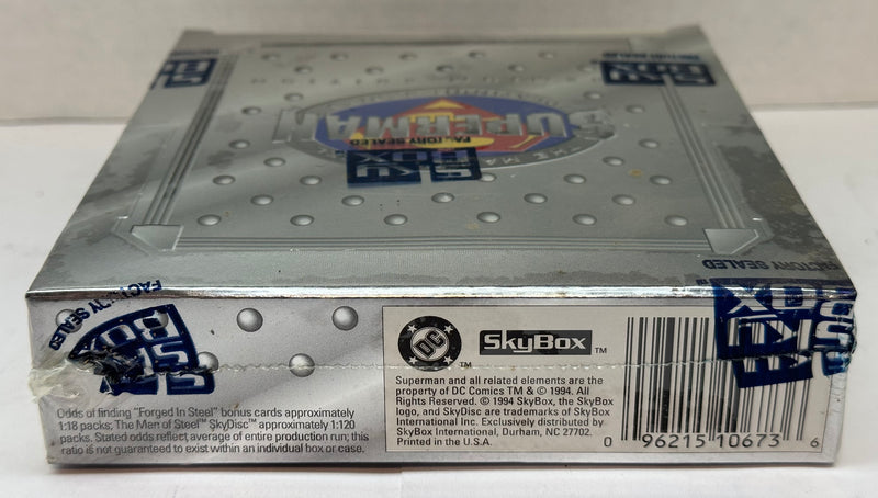 Superman Platinum Premium Widevision Trading Card Box DC Comics   - TvMovieCards.com