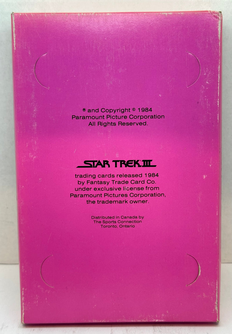 Star Trek III The Search for Spock Card Trading Box 36 Packs FTCC 1984   - TvMovieCards.com