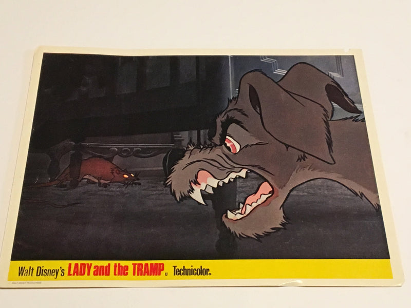 Lady and the Tramp Technicolor 1963 Lobby Card #7 Walt Disney Animation   - TvMovieCards.com