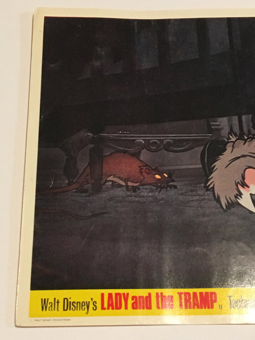 Lady and the Tramp Technicolor 1963 Lobby Card #7 Walt Disney Animation   - TvMovieCards.com
