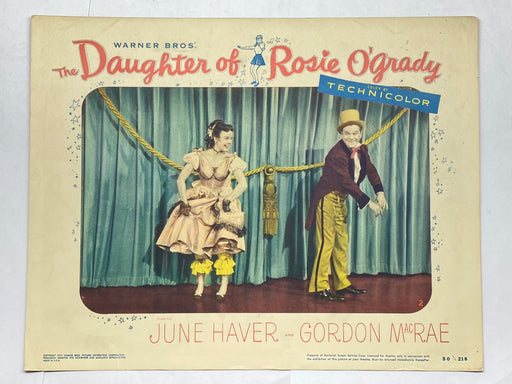 1950 The Daughter of Rosie O'Grady #2 Lobby Card 11x14 June Haver Gordon MacRae   - TvMovieCards.com