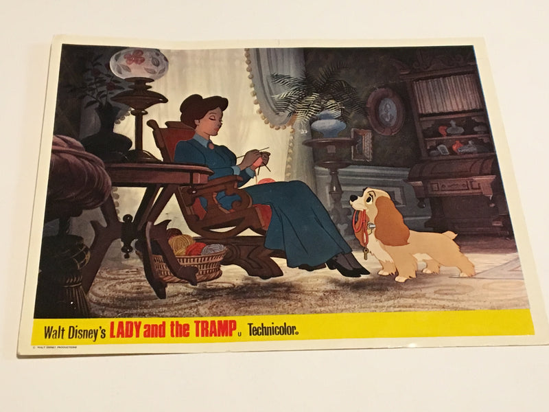 Lady and the Tramp Technicolor 1963 Lobby Card #8 Walt Disney Animation   - TvMovieCards.com