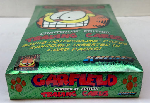Garfield Chromium Edition Trading Card Box 24 Packs Factory Sealed 1995   - TvMovieCards.com