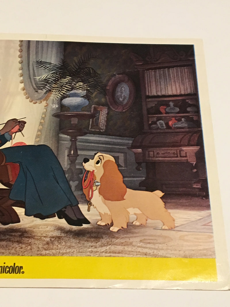 Lady and the Tramp Technicolor 1963 Lobby Card #8 Walt Disney Animation   - TvMovieCards.com