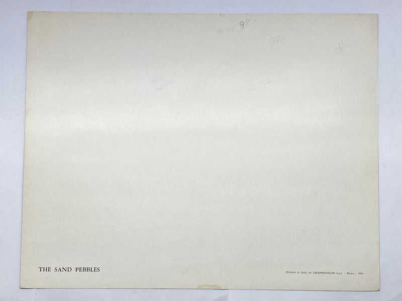 1966 The Sand Pebbles Lobby Card 11x14 Steve McQueen Richard Attenborough   - TvMovieCards.com
