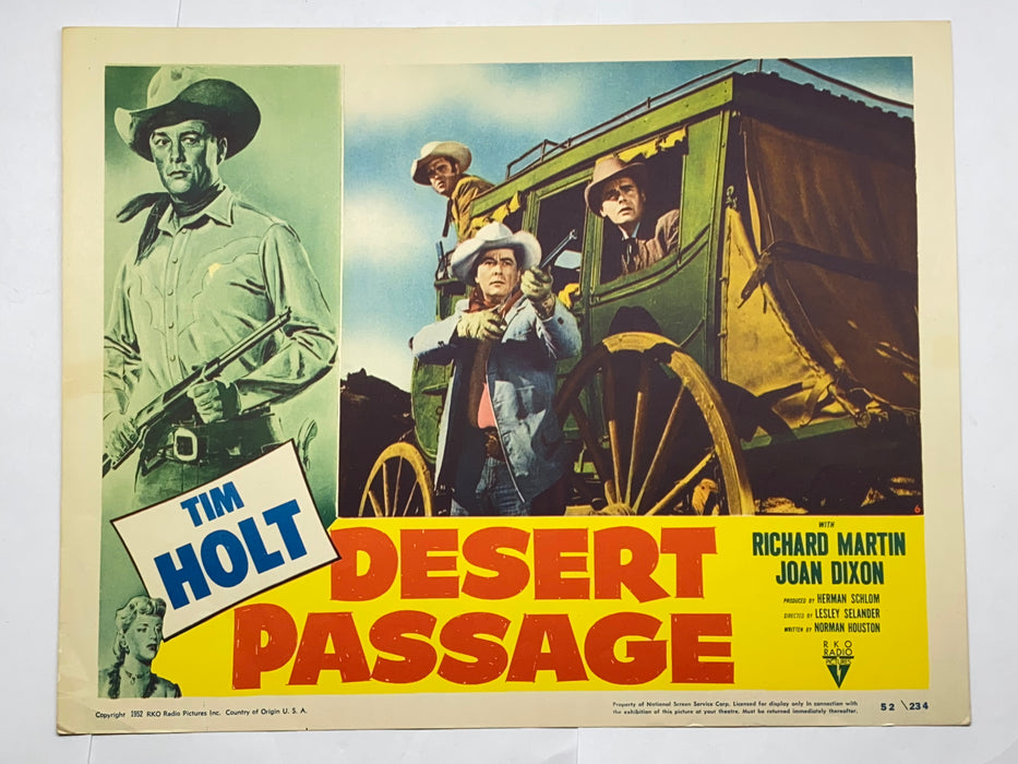 1952 Desert Passage #6 Lobby Card 11x14 Tim Holt Joan Dixon Walter Reed   - TvMovieCards.com