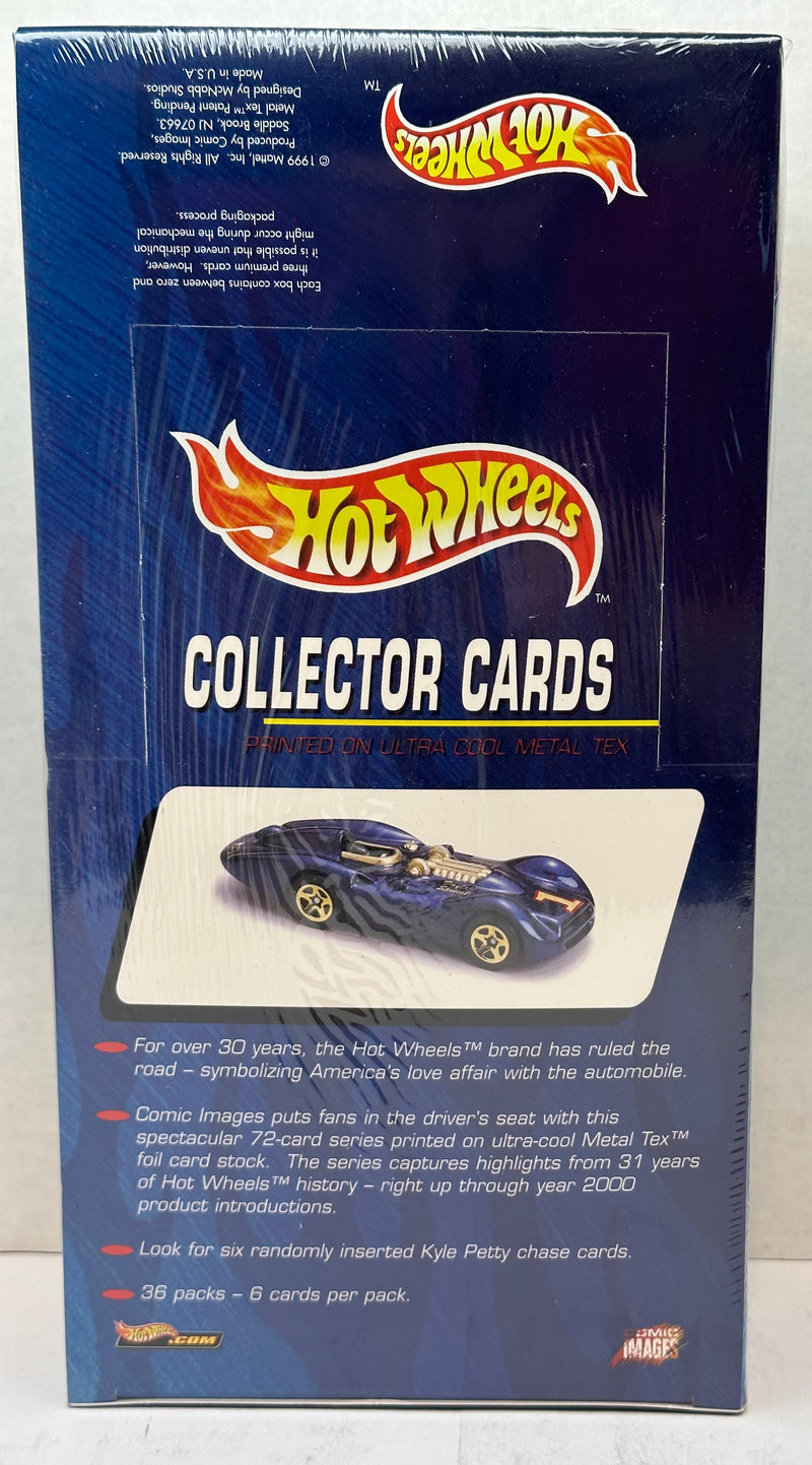1999 Hot Wheels Collector Cards Trading Card Box Comic Images Factory Sealed   - TvMovieCards.com