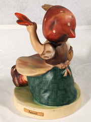 Goebel Hummel TMK3 #65/I "Farewell" (Girl Waving with Lamb) 4.5" Tall   - TvMovieCards.com