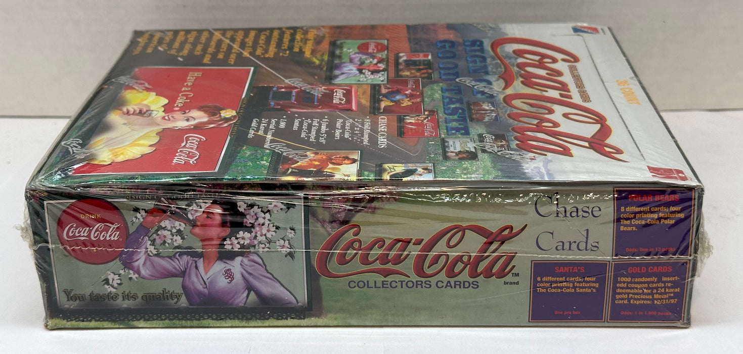 Coca Cola Coke Sign of Good Taste Trading Card Box 36 Packs Collect-a-Card 1996   - TvMovieCards.com
