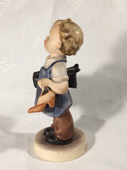 Goebel Hummel TMK3 #143/0 "Boots" (Boy Carrying Boots) 5" Tall   - TvMovieCards.com