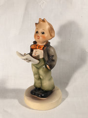 Goebel Hummel TMK3 #135 "Soloist" (Boy Singing) 4.75" Tall   - TvMovieCards.com