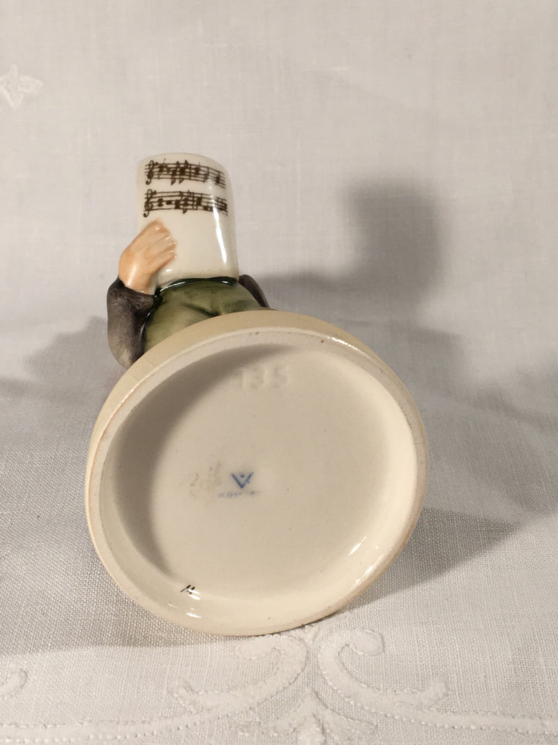 Goebel Hummel TMK3 #135 "Soloist" (Boy Singing) 4.75" Tall   - TvMovieCards.com