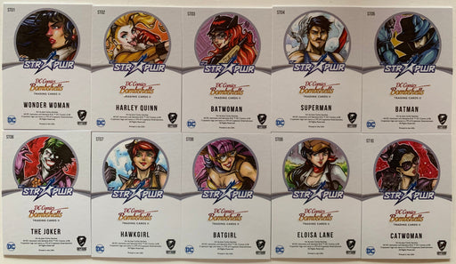 2018 DC Comics Bombshells 2 Silver Foil Star Power Chase Card Set ST1 -ST10   - TvMovieCards.com