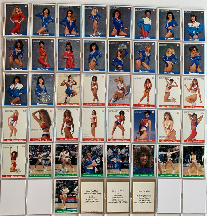 NBA Pro Cheerleaders Trading Card Set 44 Cards Lime Rock 1991   - TvMovieCards.com