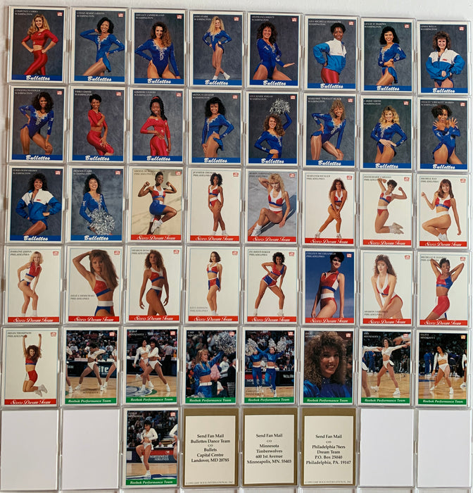 NBA Pro Cheerleaders Trading Card Set 44 Cards Lime Rock 1991   - TvMovieCards.com