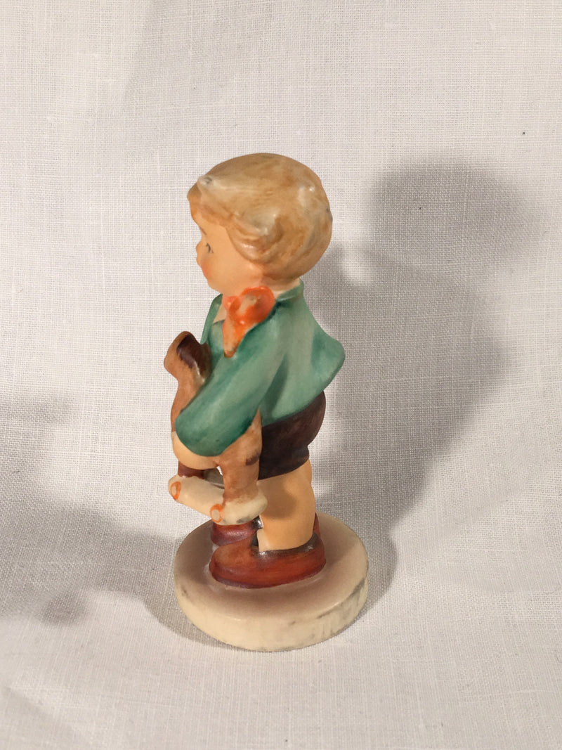 Goebel Hummel TMK5 #239/0 "Boy with Rocking Horse" 3.25" Tall   - TvMovieCards.com