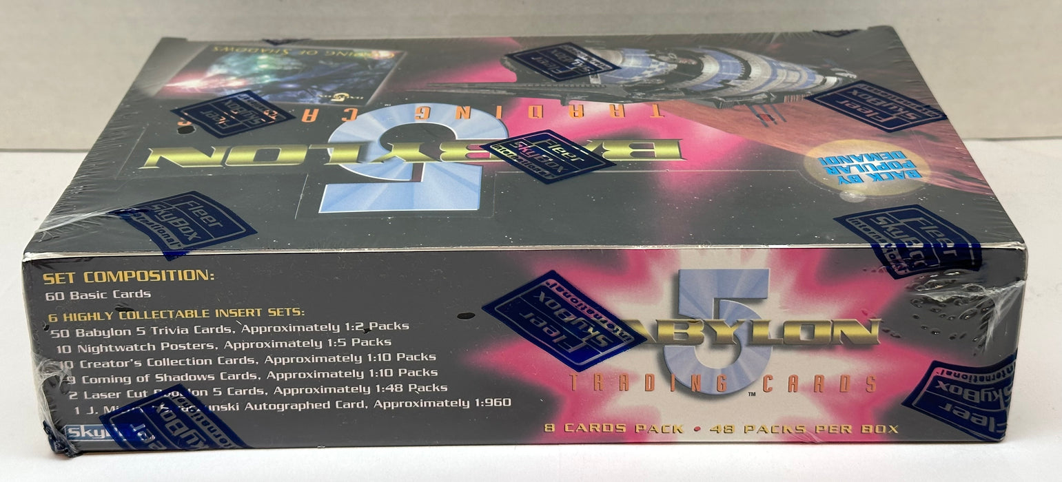 Babylon 5 1996 EU European Edition Sealed Trading Card Box 48 CT Fleer/Skybox   - TvMovieCards.com