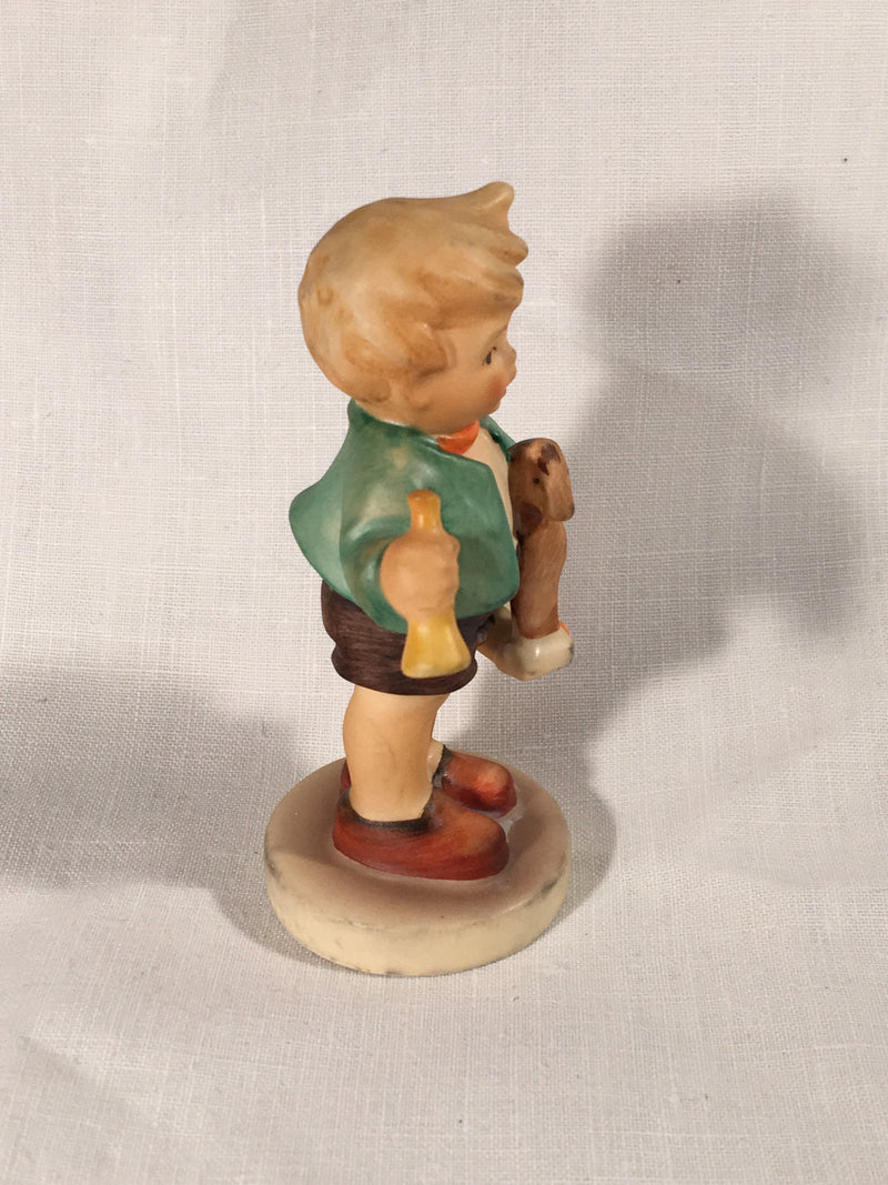 Goebel Hummel TMK5 #239/0 "Boy with Rocking Horse" 3.25" Tall   - TvMovieCards.com