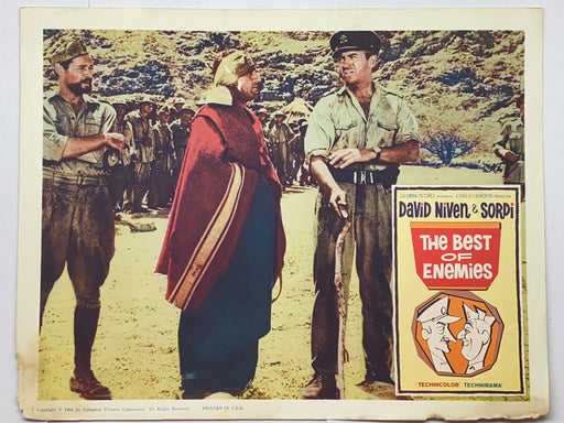 1961 The Best of Enemies Lobby Card 11x14 David Niven Alberto Sordi   - TvMovieCards.com