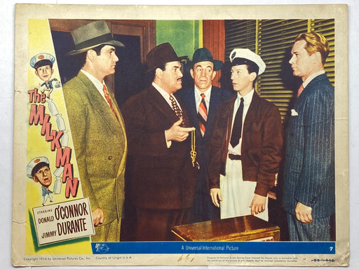 1950 The Milkman #7 Lobby Card 11x14 Donald O'Connor Jimmy Durante Piper Laurie   - TvMovieCards.com