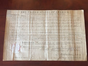 Original 1855 Signature Franklin Pierce 14th President United States Land Grant   - TvMovieCards.com