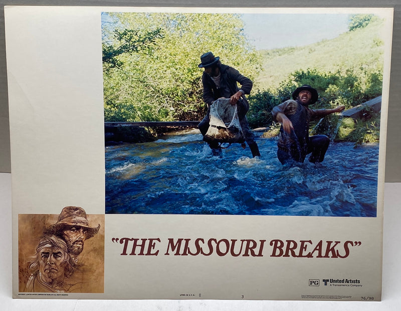 1976 The Missouri Breaks #3 Lobby Card 11x14 Marlon Brando Jack Nicholson   - TvMovieCards.com