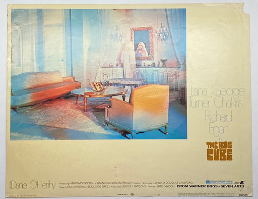1969 The Big Cube #2 Lobby Card 11x14 Lana Turner George Chakiris Richard Egan   - TvMovieCards.com