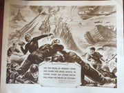 World War II "The Fruits of Victory" General Douglas MacArthur Army Propaganda P   - TvMovieCards.com