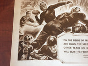 World War II "The Fruits of Victory" General Douglas MacArthur Army Propaganda P   - TvMovieCards.com