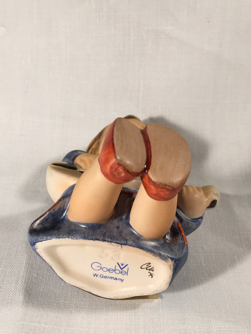 Goebel Hummel TMK5 #53 "Joyful" (Girl with Guitar) 3.50" Tall   - TvMovieCards.com