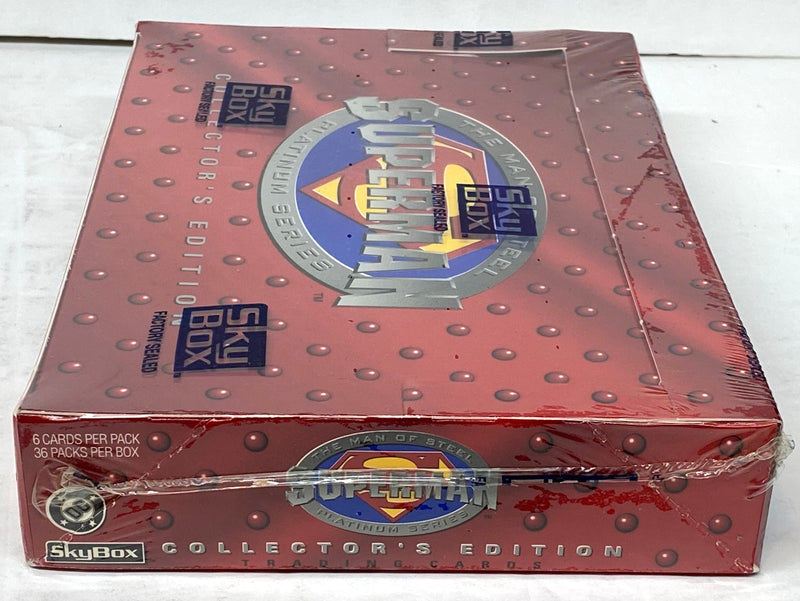 Superman Platinum Man of Steel Trading Card Box DC Comics 36 Packs Skybox 1994   - TvMovieCards.com