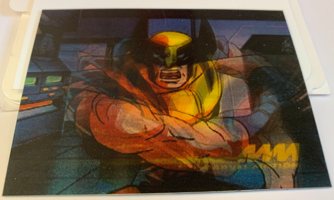 Marvel Motion Wolverine Promo Card #3 of 4 Fleer/Skybox 1996   - TvMovieCards.com