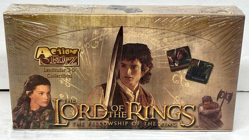Lord of the Rings Fellowship of the Ring FOTR Action Flipz Trading Card Box Seal   - TvMovieCards.com