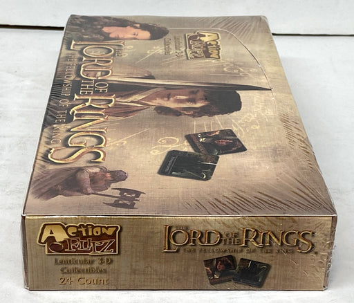 Lord of the Rings Fellowship of the Ring FOTR Action Flipz Trading Card Box Seal   - TvMovieCards.com