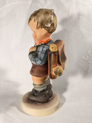 Goebel Hummel Figurine TMK3 #80 "Little Scholar" (Boy with Backpack) 5.5" Tall   - TvMovieCards.com