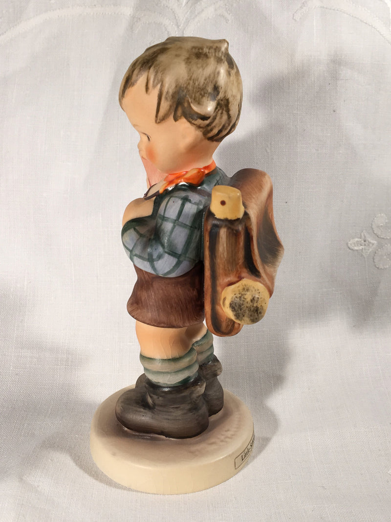 Goebel Hummel Figurine TMK3 #80 "Little Scholar" (Boy with Backpack) 5.5" Tall   - TvMovieCards.com