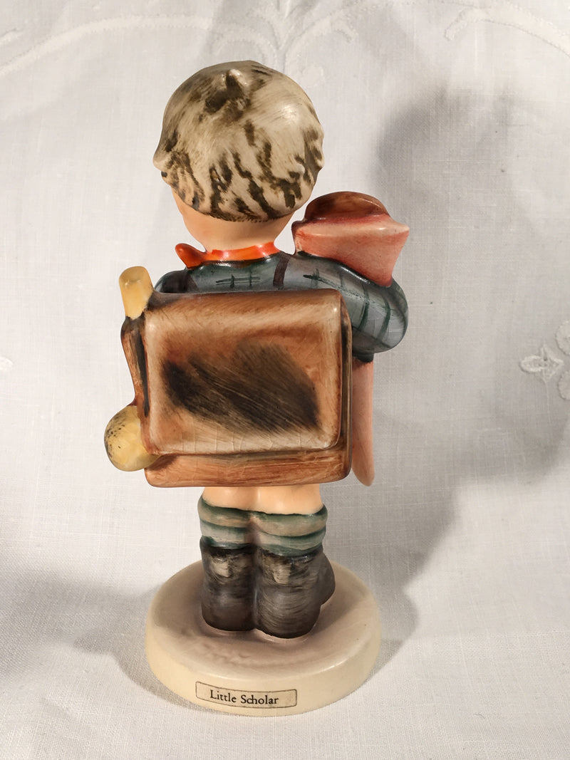 Goebel Hummel Figurine TMK3 #80 "Little Scholar" (Boy with Backpack) 5.5" Tall   - TvMovieCards.com