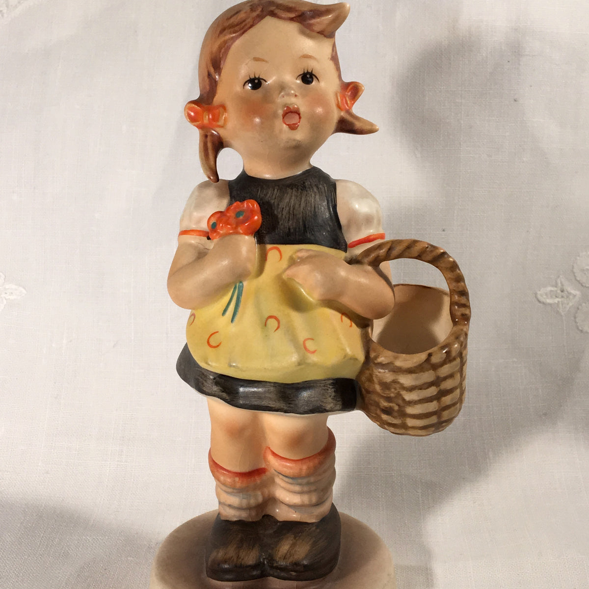 Vintage Goebel Hummel Figurine Girl with Basket