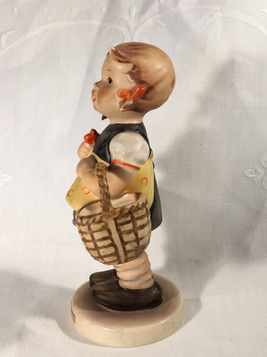 Goebel Hummel Figurine TMK3 #98/0 "Sister" (Girl with Basket) 5.5" Tall   - TvMovieCards.com
