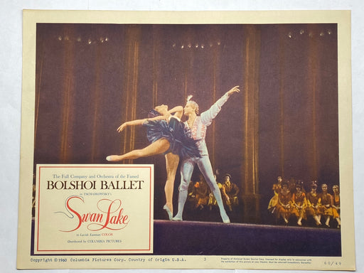 1960 Tchaikovsky - Swan Lake - The Bolshoi Ballet Lobby Card 11x14   - TvMovieCards.com