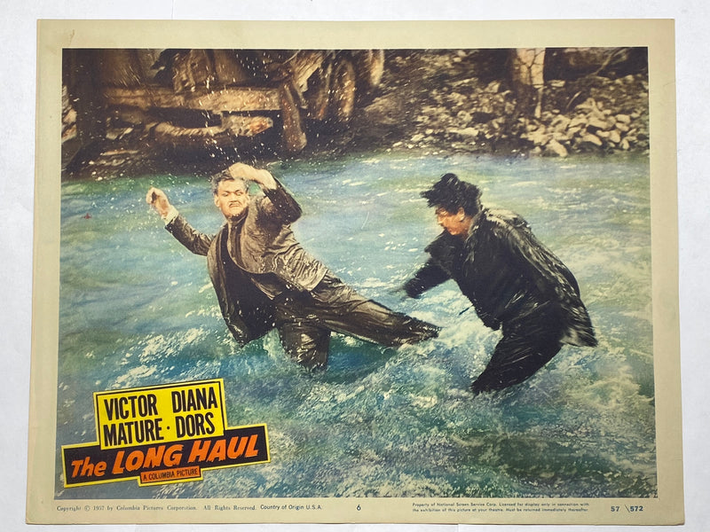 1957 The Long Haul 11x14 Lobby Card #6 Victor Mature, Diana Dors, Patrick Allen   - TvMovieCards.com
